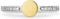 TI SENTO Ring 12116ZY - Zilveren dames ring - Gerhodineerd met zirkonia - Maat 54