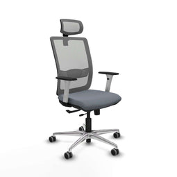 Piqueras y Crespo 1B086G2 - Bureaustoel - Verstelbare hoogte 50-62 cm - Grijs