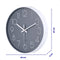 Tyme Wandklok - 40 cm - Modern - Stil Uurwerk - Grijs Wit