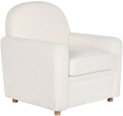 Armstoel DKD Home Decor Wit Polyester Hout 79 x 72 x 86 cm