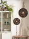 GOOD&MOJO Wandlamp Tanami - Rotan Zwart - Ø55cm - Binnen Modern
