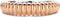 TI SENTO Ring 12218SR - Zilveren dames ring - Roségoud verguld - Maat 52
