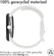imoshion Siliconen bandje - Geschikt voor Google Pixel Watch / Watch 2 / Watch 3 (41 mm) - Maat L - Wit