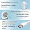 Mini Tafelventilator met Koelelement - Verstelbare Mini Ventilator met 3 Standen - USB Ventilator