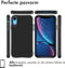 iMoshion Hoesje Geschikt voor iPhone Xr Hoesje Shockproof - iMoshion Rugged Hybrid Carbon Case - zwart