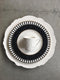 Dutch Rose Loft - Dutch Rose Bord Plat 21 cm Streep Goud
