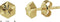 Marie Celeste - Oorknoppen - Gediamanteerd ster - Goud 14 karaat - 5 mm