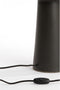 Light & Living Tafellamp Denia - Mat Zwart - Ø21cm - Woonkamer - Slaapkamer
