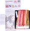 Thea Gouverneur - Borduurpakket met telpatroon - 441A - Voorgesorteerde DMC Garens - Dahlia - Aida - 33 cm x 33 cm - DIY Kit