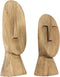 MUST Living Statue Nosy, set of 2,30x17x7 cm / 40x18x8 cm, natural