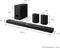 LG US95TR.DGBRLLK - Soundbar 9.1.5 kanalen 810 W - Zwart