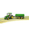 Bruder 2108 John Deere 5115 M - Tractor 1:16 - Kieptrailer - Groen Zwart Geel
