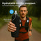 Nuvance Hardloopvest - Hardloop Vest - 3x LED - Verstelbaar - Inclusief 500ML Softflask