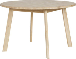 WOOOD Disc Eettafel - Eiken - Onbehandeld - 74x120x120