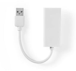 Nedis CCGB60950WT02 - USB-A 2.0 naar RJ45 Ethernet Adapter - 100Mbps
