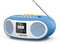 Technisat DigitRadio 1990 - Portable Radio/DAB(+)/CD-speler - DAB DAB+ FM-Radio - Klok Sleeptimer Zoemer alarm - USB 2.0 Audio in 3.5mm