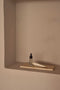 MOOISA - Dienblad S - Travertine 10x25cm - rond marmer dienblad - vierkant marmer dienblad - decoratie schaal - tapasplank - serveerplank