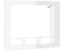 vidaXL - Tv-meubel - 152x22x113 - cm - bewerkt - hout - hoogglans - wit