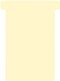 T-kaart djois formaat 3 77mm beige 100st | 5 stuks