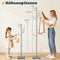 Coast Garderobestandaard Zilver – Moderne Kactus Kapstok met 8 Haken – 26,67 x 119/175 cm