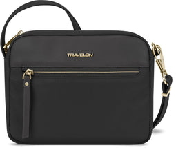 Travelon Addison Small Crossbody - Compacte Anti-diefstal & RFID Schoudertas - Zwart