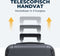 Pathsail® Handbagage Koffer - 40L - Lichtgewicht - TSA slot & 360 graden spinner wielen - Zwart
