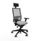 Bureaustoel met hoofdsteun Piqueras y Crespo 3D066G1 Lichtgrijs