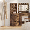vidaXL - Hoge - Kast - in - Gerookt - Eiken - 40x41x135 - cm - van - Geengineerd - Hout