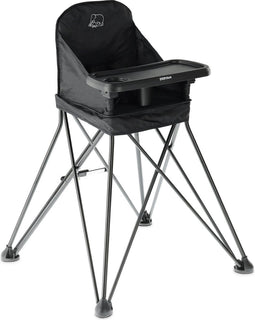 Deryan Pop 'n Sit - Draagbare kinderstoel - Inclusief tray & draagtas - Zwart