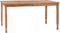 vidaXL Tuintafel 150x90x75 cm massief teakhout