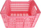 AMIGO Fietskrat 30 Liter - Kunststof - Roze