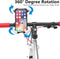 Techvavo® Telefoonhouder Fiets - 360 Graden Draaibaar - Anti-Shock Vibratie - Zwart