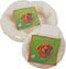 Donut wit 9 cm met label