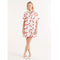 Red striped midi shirt dress - Maat XL