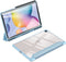 Dux Ducis - Tablet hoes geschikt voor Samsung Galaxy S6 Lite (2024) / Samsung Galaxy Tab S6 Lite (2022/2020) - Toby Series - Tri-Fold Book Case - Blauw