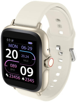 Denver SWC-156 - Smartwatch - Bellen met microfoon en speaker - Goud (Beige)