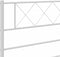 vidaXL - Hoofdbord - 160 - cm - metaal - wit
