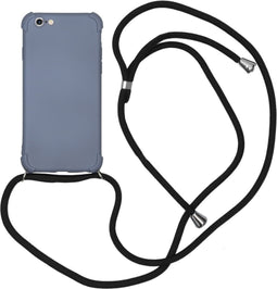 iMoshion Hoesje Geschikt voor iPhone 6s / 6 Hoesje Met Koord - iMoshion Color Backcover met koord - Grijs