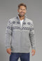 River Creek Gevoerd vest lichtgrijs maat XXXXXL