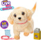 Little Live Pets - Ouchies Puppy Cooper - Interactieve knuffel met 50 geluiden - bruin