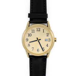 Tyme Cambridge - Heren Horloge - 38mm Japans quartz - Crème/Bruin