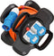 Brennenstuhl CEE Kabelhaspel X-Gum / Camping Kabelhaspel met 10m kabel in oranje (kabelhaspel met 2 CEE Stopcontacten + 3 Contactdozen, voor permanent gebruik buitenshuis, Made in Germany)