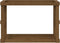 vidaXL - Houtblokhouder - 108x52x74 - cm - massief - grenenhout - honingbruin