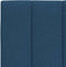 vidaXL - Hoofdbordkussen - 90 - cm - stof - blauw