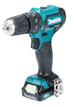 Makita HP333DSAW - Klopboormachine 12V - 2.0 Ah accu + oplader - Wit