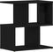 vidaXL - Nachtkastje - 2 - stuks - Zwart - Eiken - 50x30x51,5 - cm - Engineered - Hout