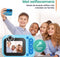 ODESSEY Waterdichte Kindercamera - Onderwatercamera - 26 MP - HD-video's - Blauw - (32GB SD-kaart)
