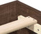 vidaXL - Bedframe - zonder - matras - 120x190 - cm - spaanplaat - bruin - eikenkleurig