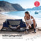 Deryan Baby Luxe Campingbedje - Zelfopblaasbaar matras - Navy