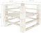 vidaXL - Tuinfauteuil - pallet - hout - wit